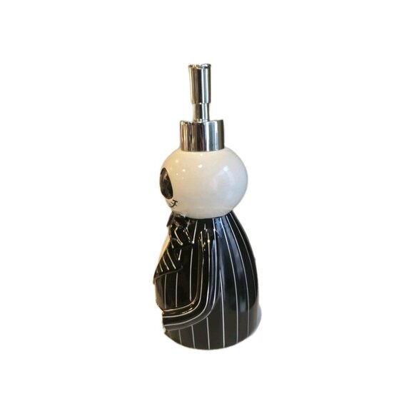 New Spooky Jack The Skellington Halloween Soap Dispenser Spooky Decoration - Picture 2 of 4